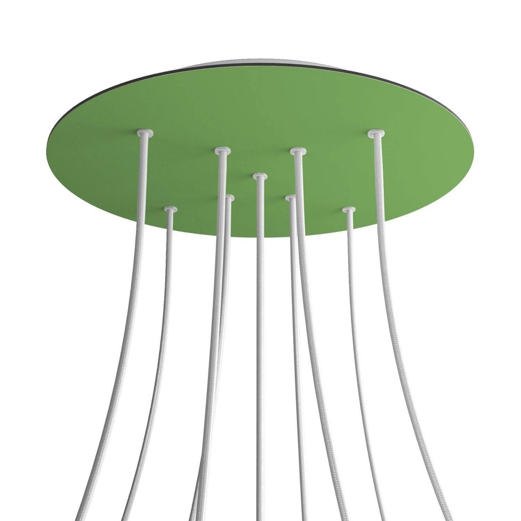 Rose-One XXL rosette round, diameter 400 mm with 9 X and 4 holes
