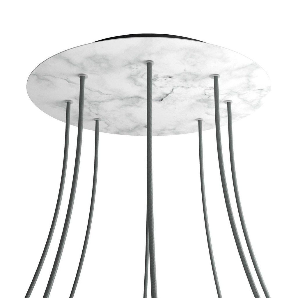 Rose-One XXL rosette round, diameter 400 mm with 8 holes and 4 holes