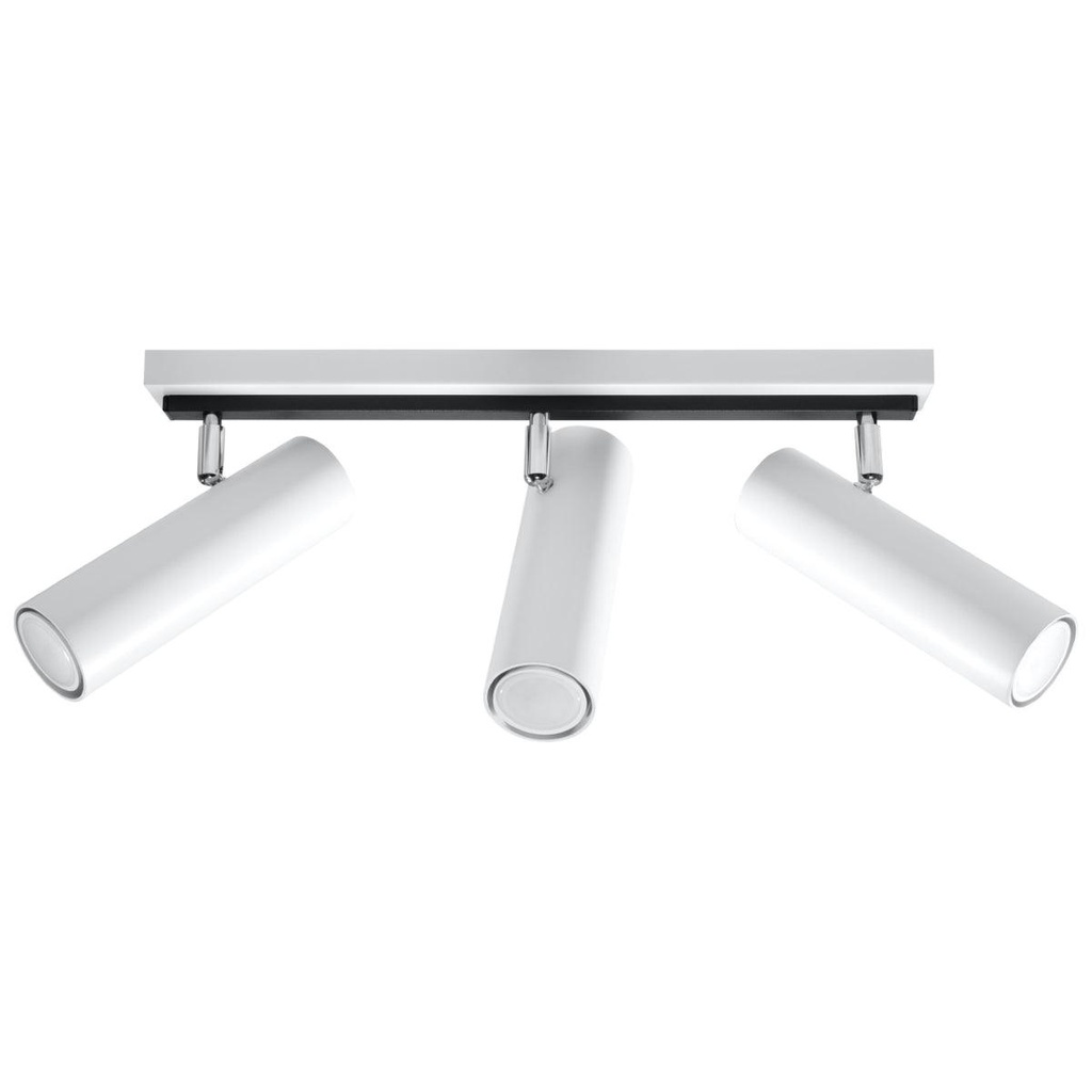 [SL.0497] Plafonnier blanc DIRECTION 3