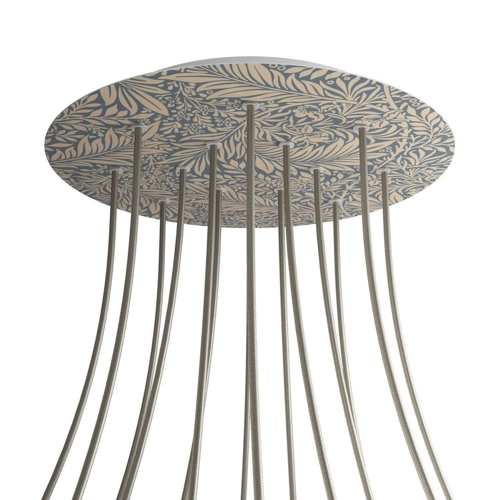 Rose-One XXL rosette round, diameter 400 mm with 14 holes and 4 bores