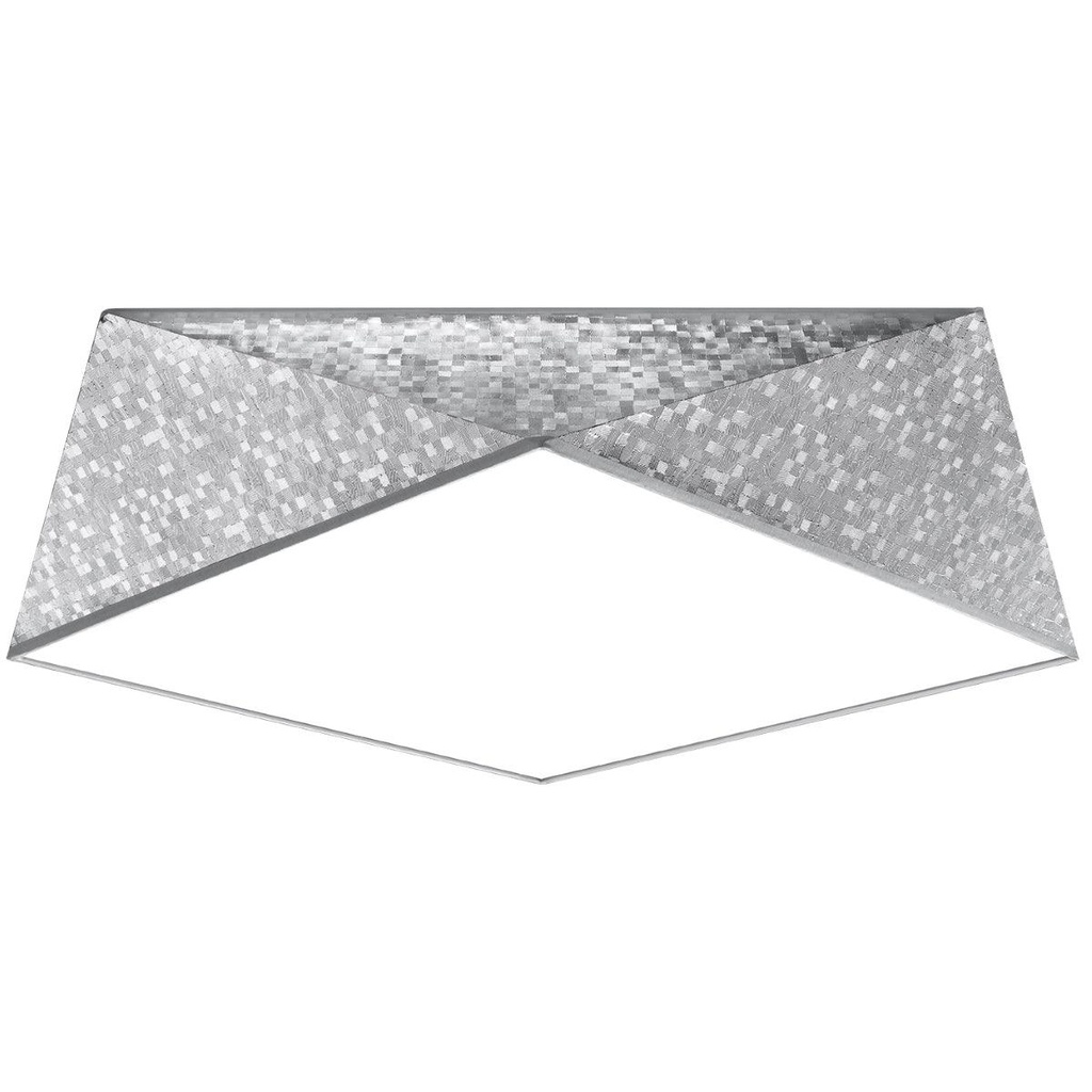 [SL.0694] HEXA 45 Silber Deckenleuchte