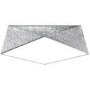 HEXA 45 Silber Deckenleuchte
