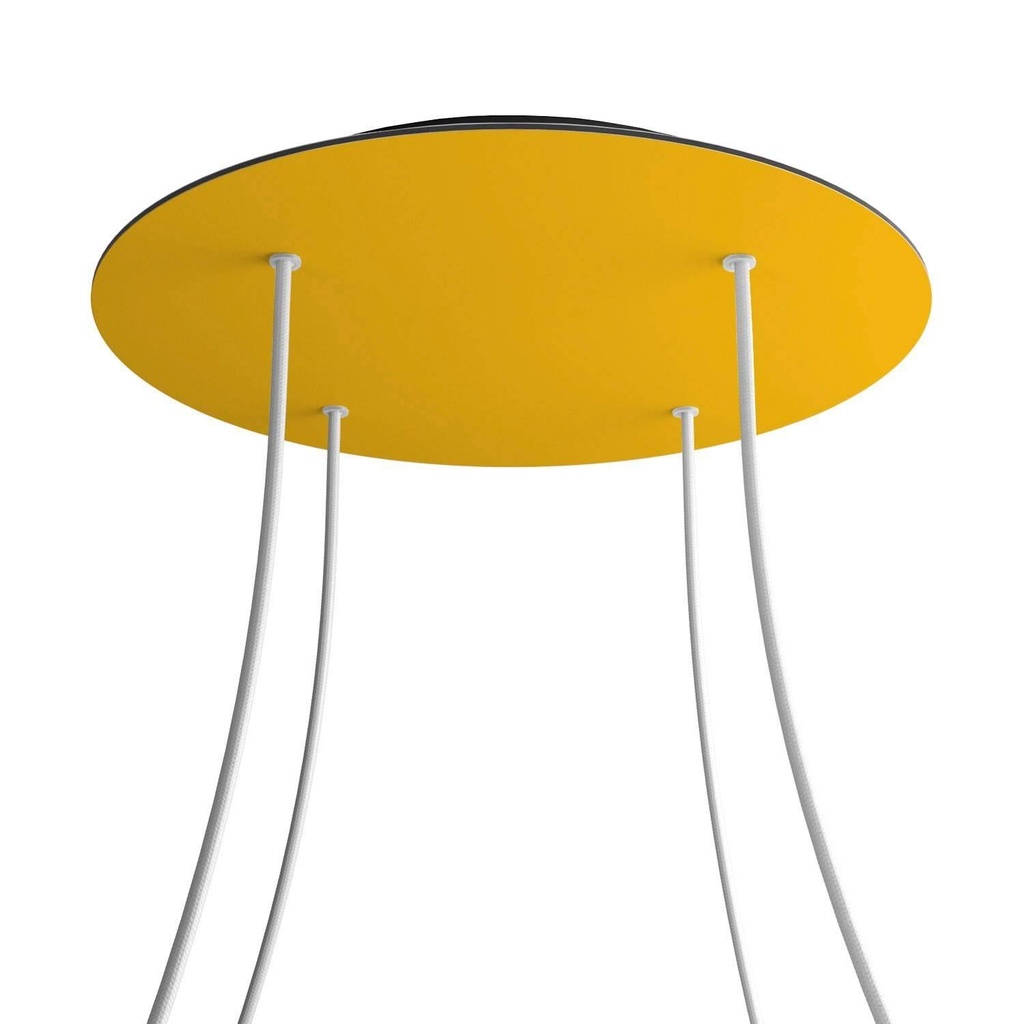 Rose-One XXL rosette round, 400 mm diameter with 4 holes