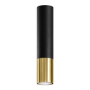 LOOPEZ ceiling light black/gold