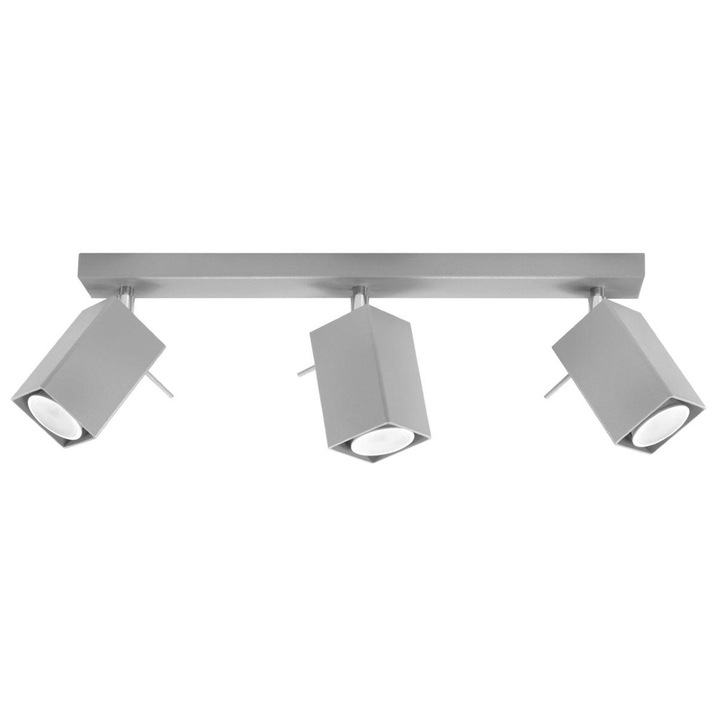 [SL.0457] Plafonnier MERIDA 3, gris