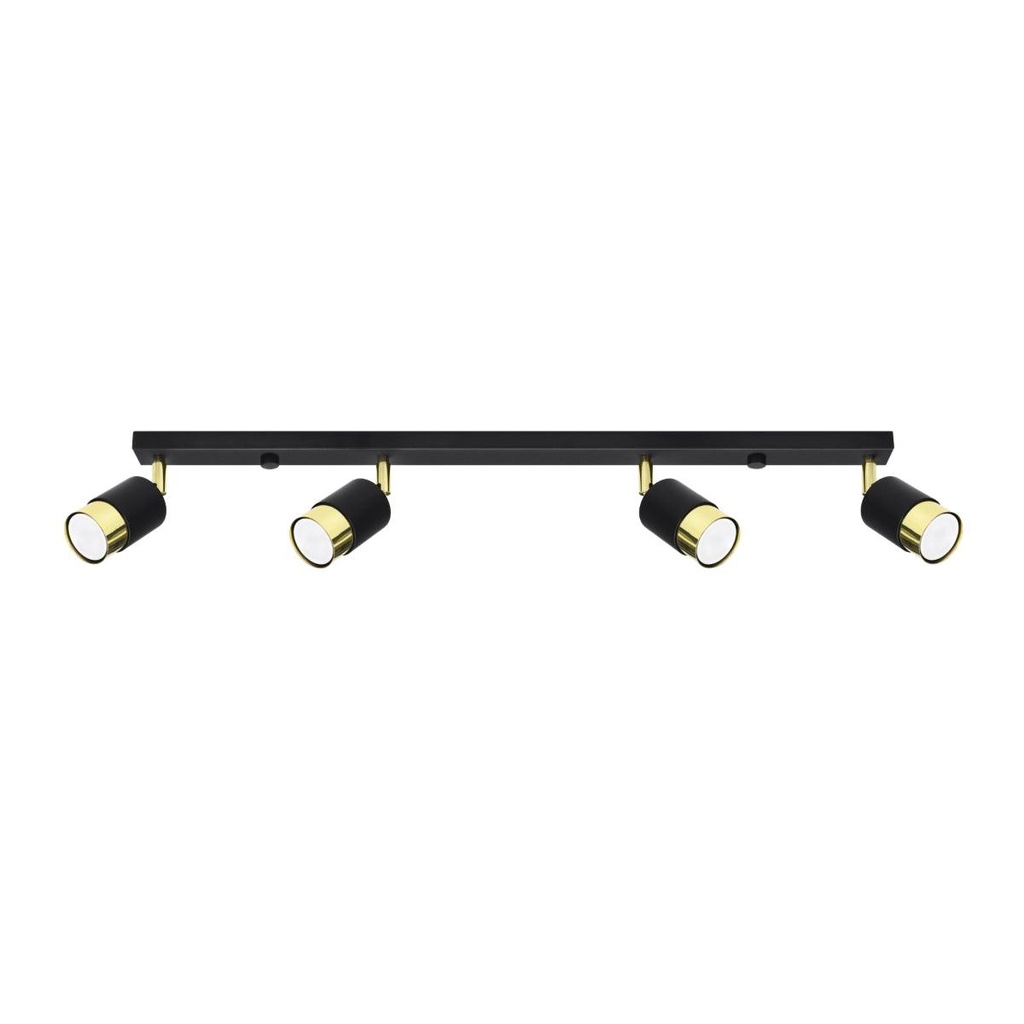 NERO 4 ceiling light black/gold