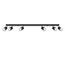 NERO 6 ceiling light black/chrome
