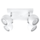 Plafonnier blanc OCULAR 4