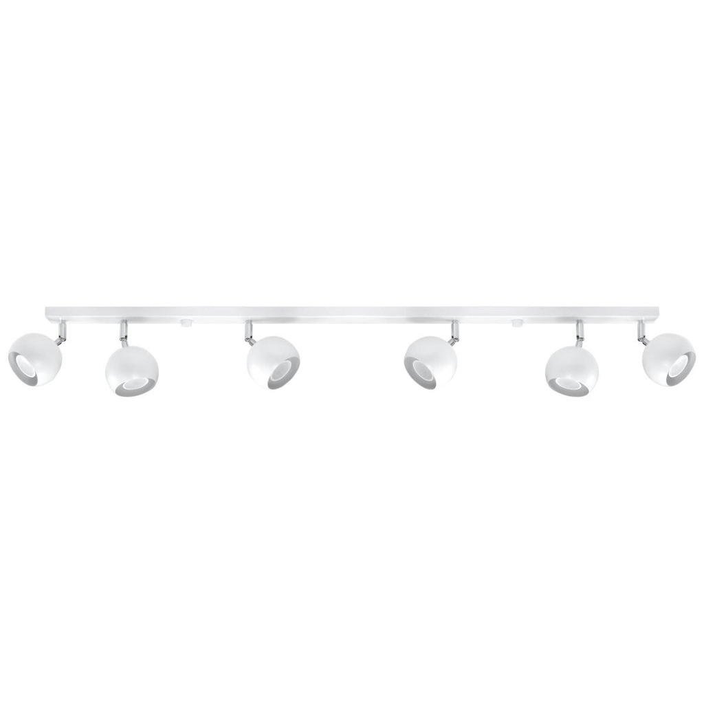 [SL.0442] Plafonnier OCULAR 6L blanc