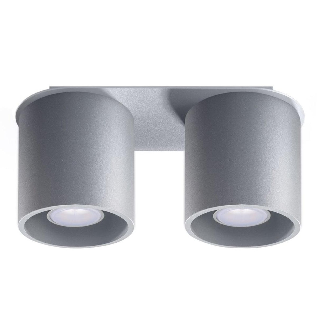 ORBIS 2 ceiling light grey