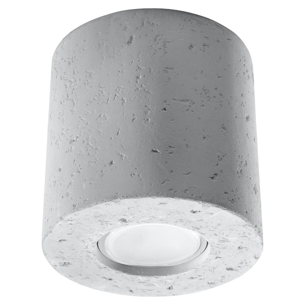 ORBIS ceiling light in concrete