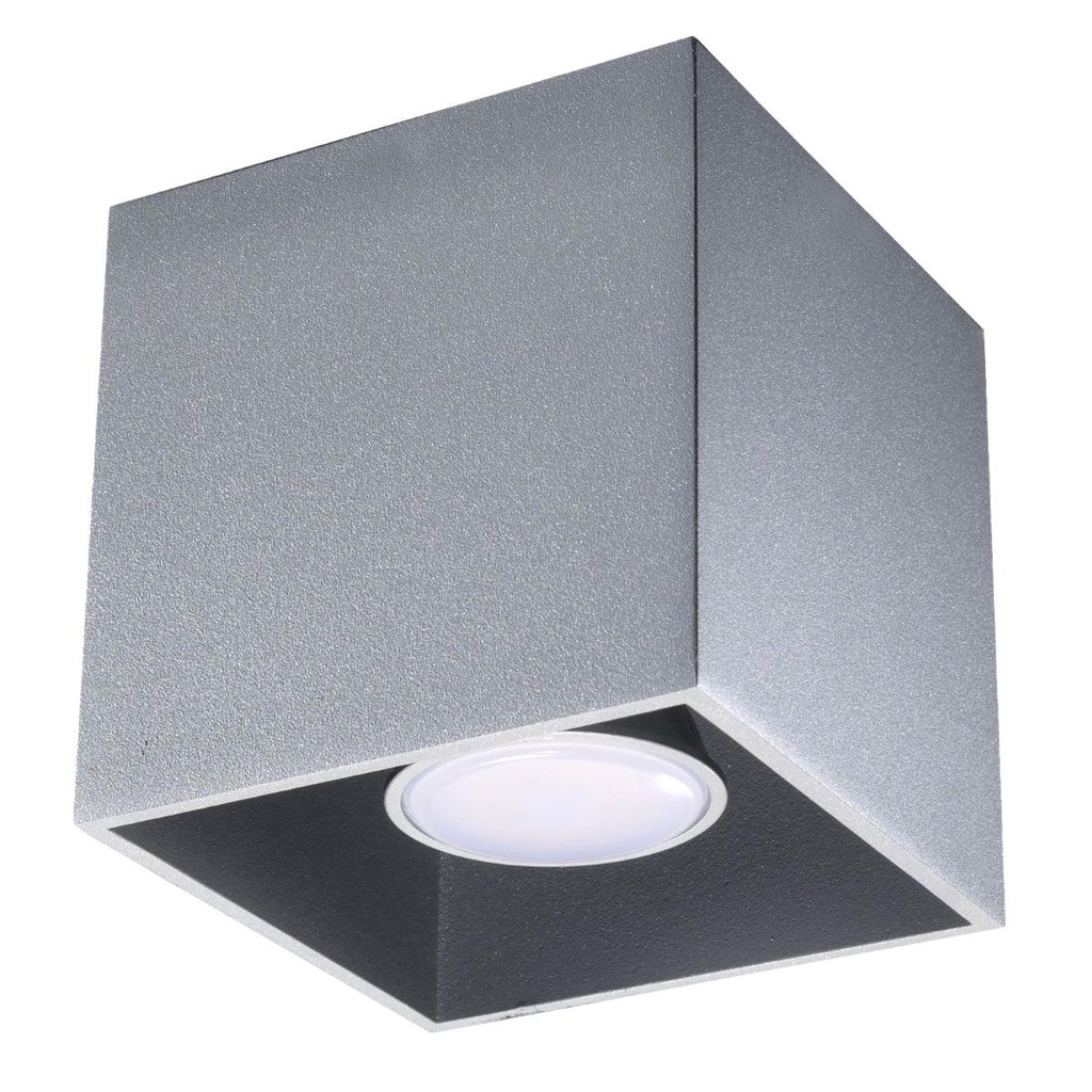 [SL.0024] Plafonnier QUAD 1 gris