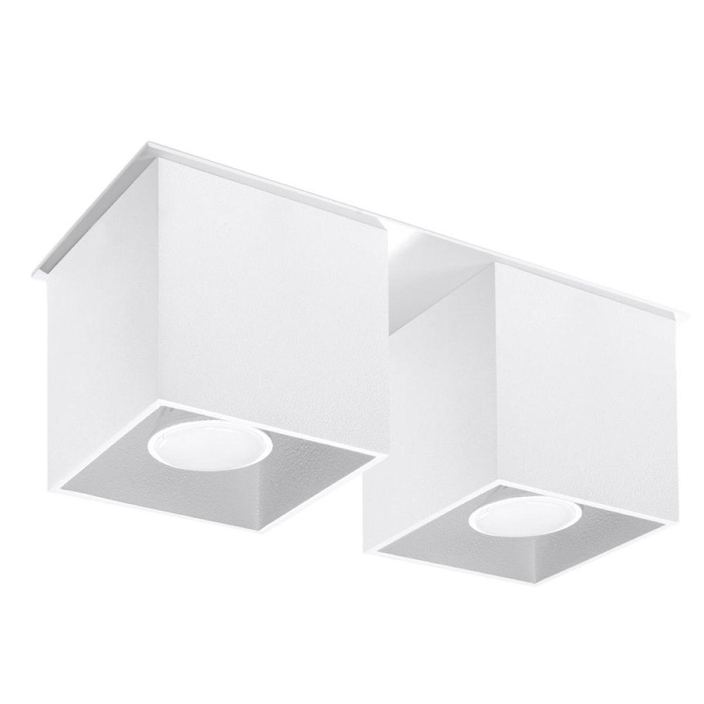 Plafonnier blanc QUAD 2
