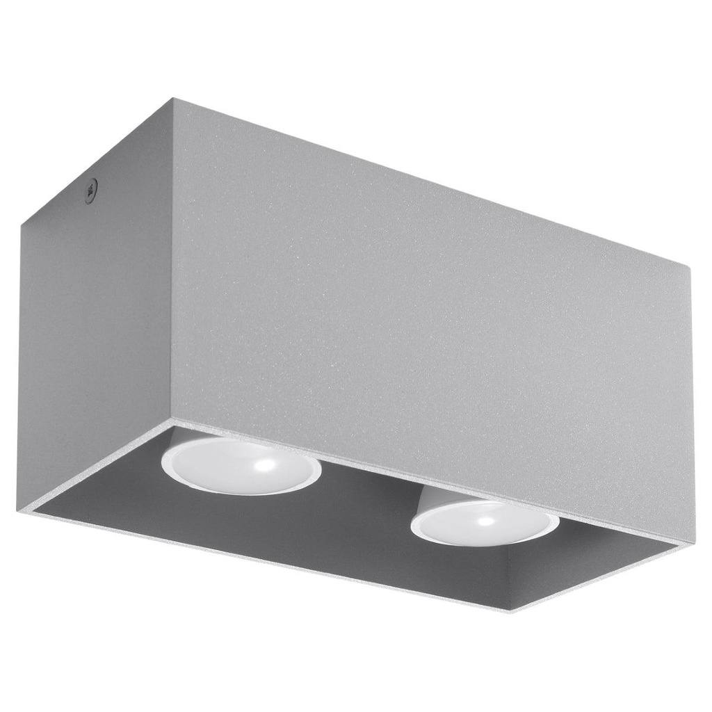 [SL.0382] QUAD ceiling light grey