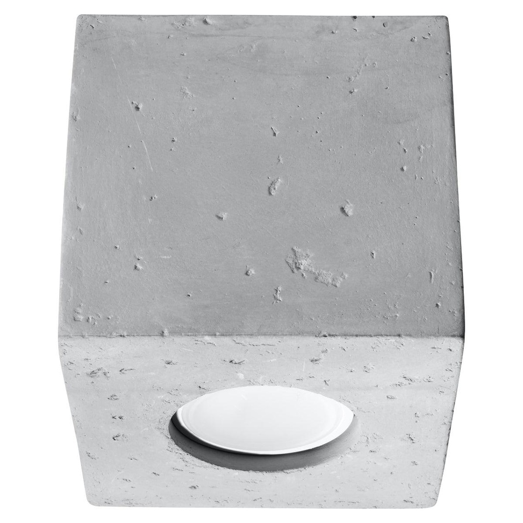 [SL.0489] Plafonnier en béton QUAD