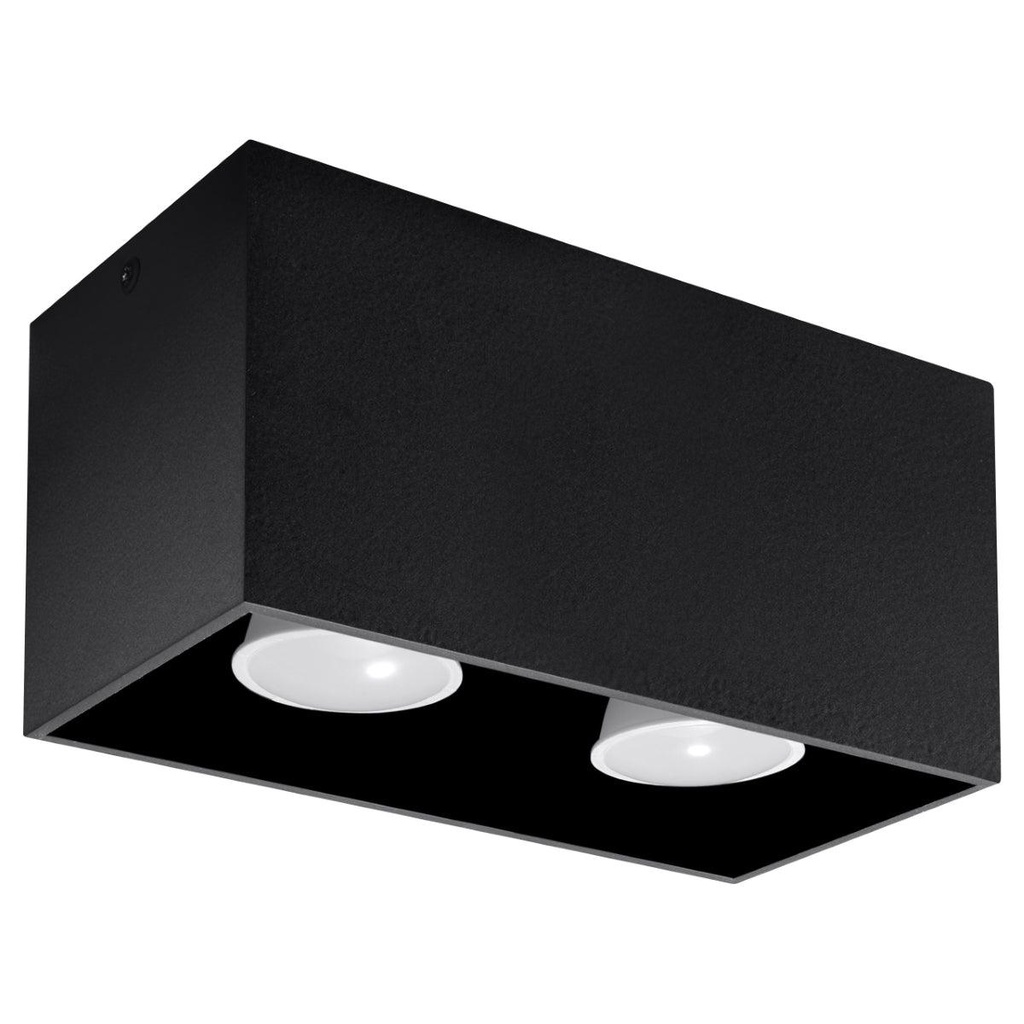 [SL.0381] QUAD ceiling light black