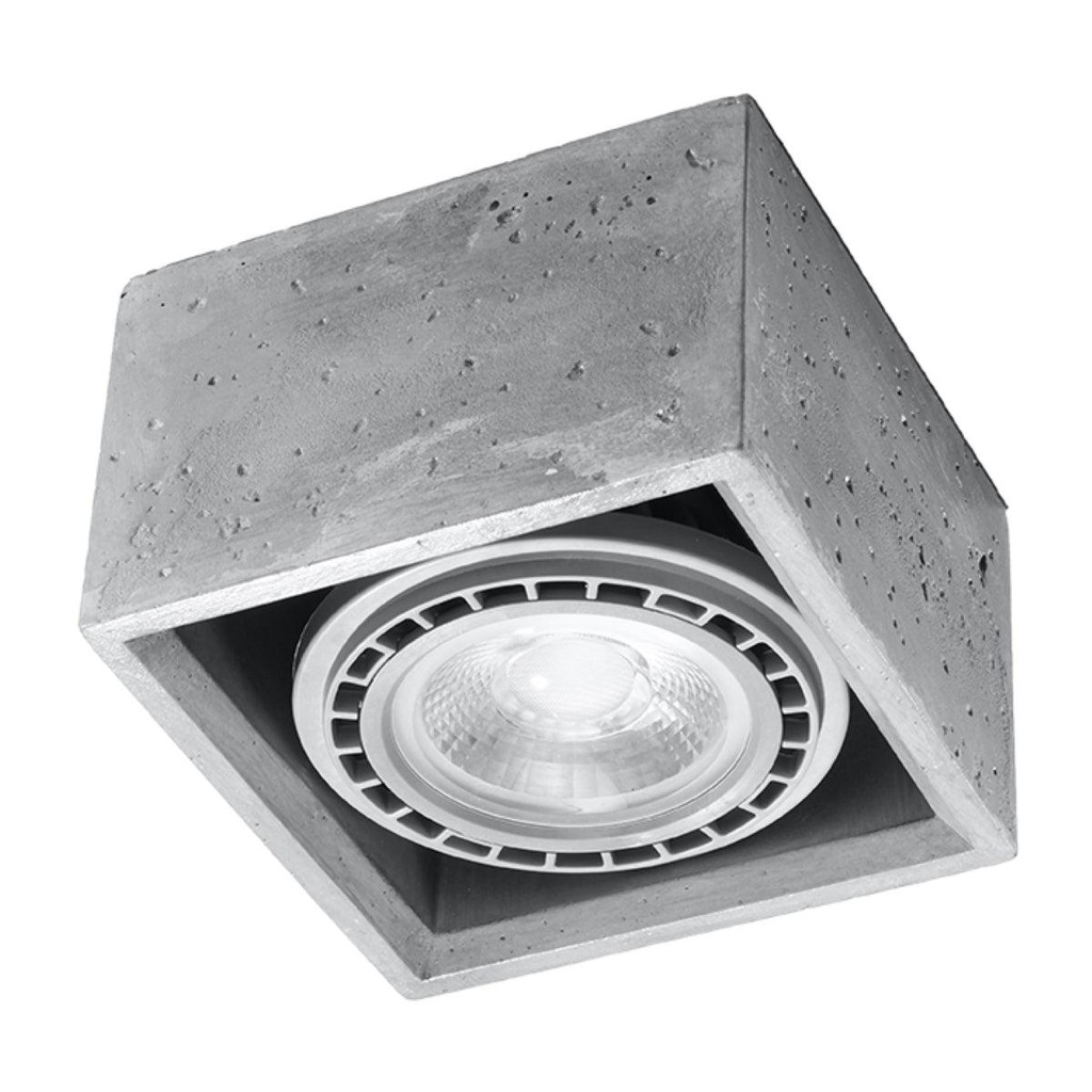 [SL.0883] Plafonnier en béton QUATRO 1