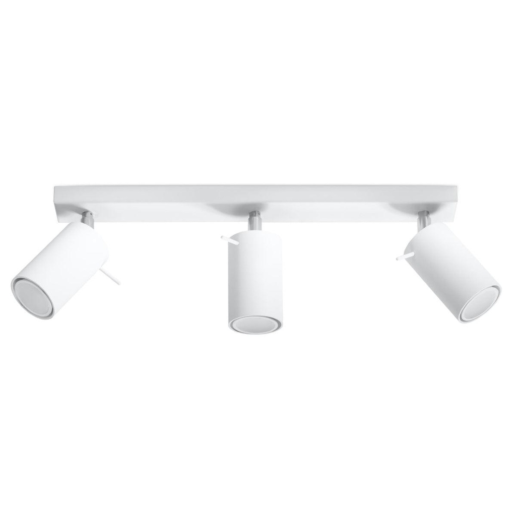 Plafonnier blanc RING 3
