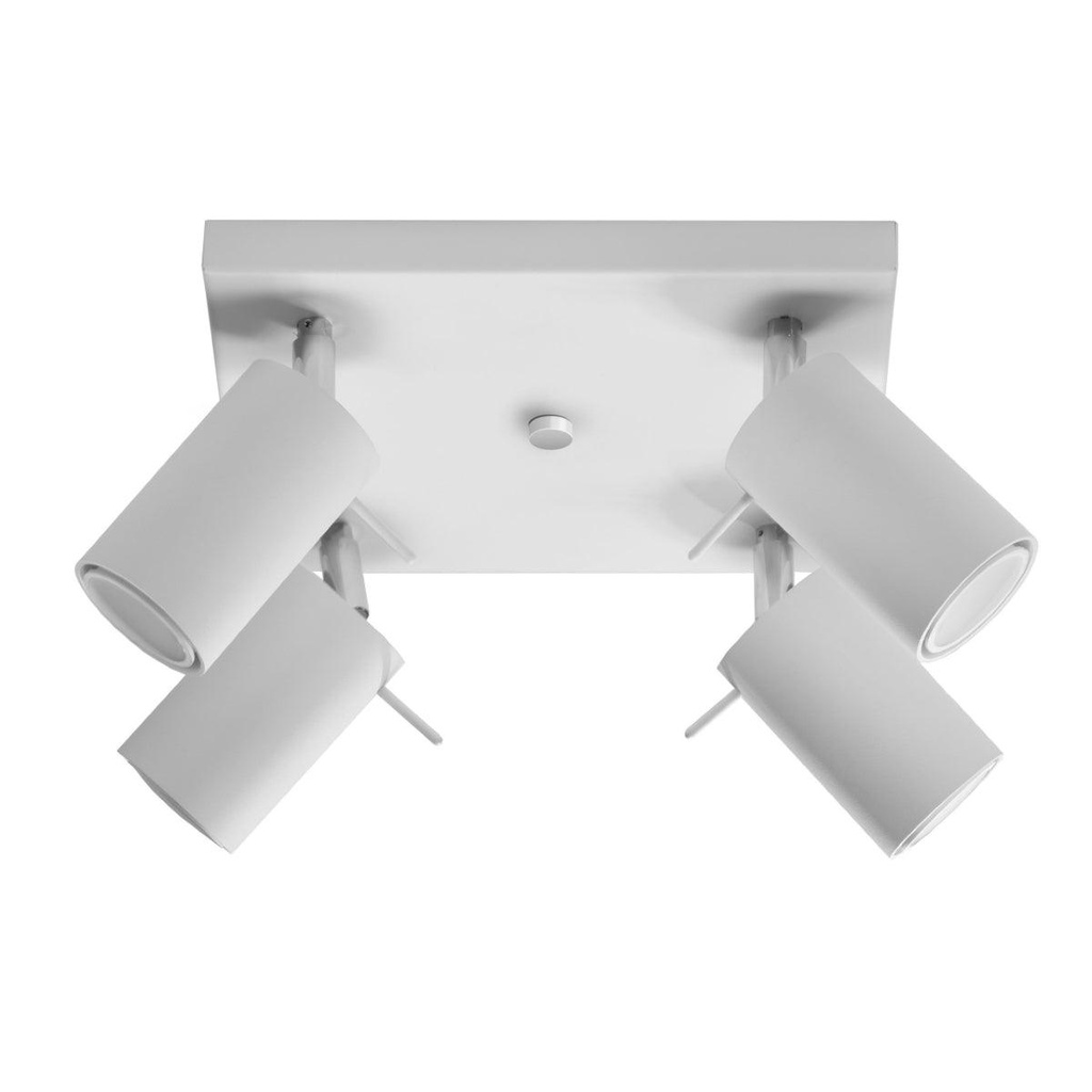 Plafonnier blanc RING 4