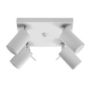 Plafonnier blanc RING 4
