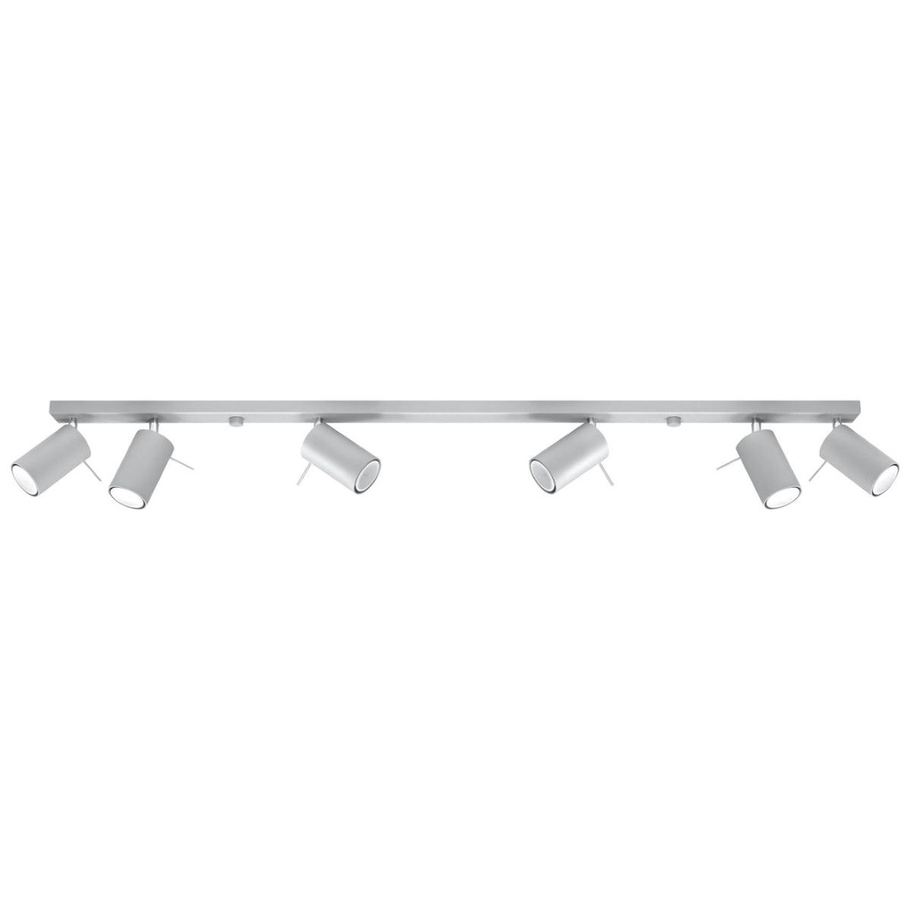 [SL.0454] RING 6L ceiling light grey