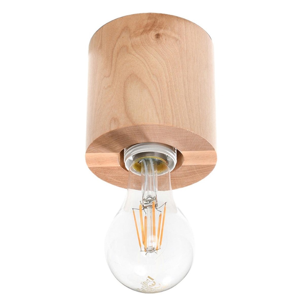 [SL.0672] SALGADO ceiling light in natural wood