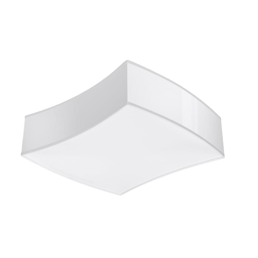 [SL.1054] SQUARE 1 weiße Deckenleuchte