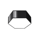 SUNDE 11 ceiling light black