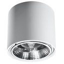 Plafonnier blanc TIUBE