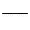YOLI 6 schwarze Deckenleuchte