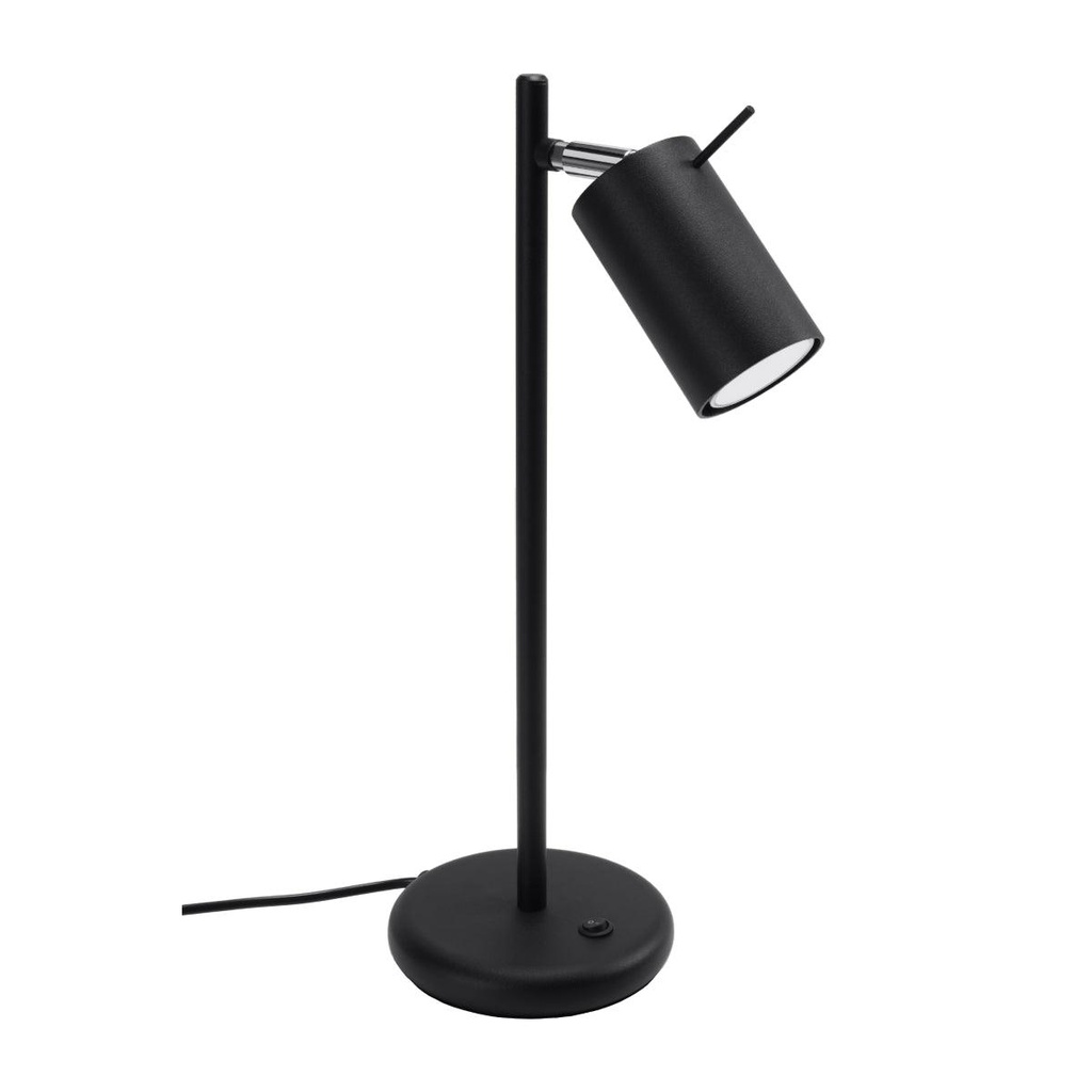 RING schwarze Tischlampe