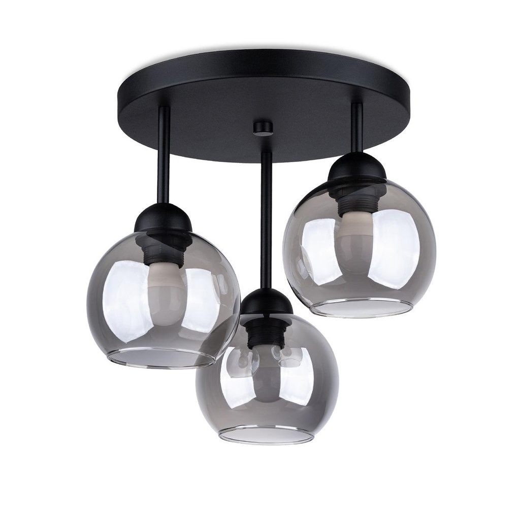 [SL.1140] Lustre noir ALINO 3