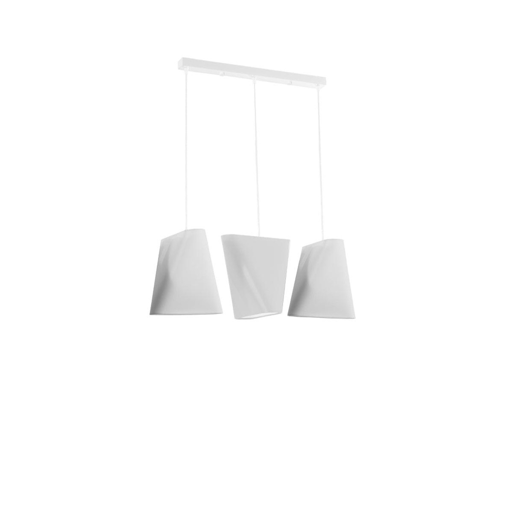 [SL.0771] Lustre BLUM 3 blanc