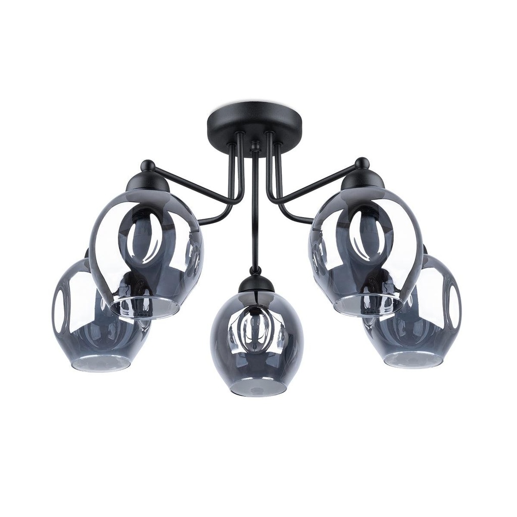 FILLAN 5 black chandelier