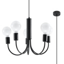 PICCOLO 5 black chandelier