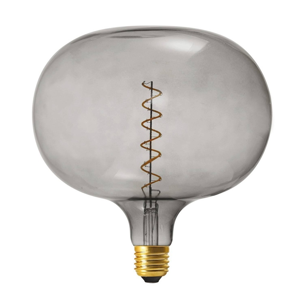 Cobble Grey XXL LED bulb Pastel line filament spiral 5W