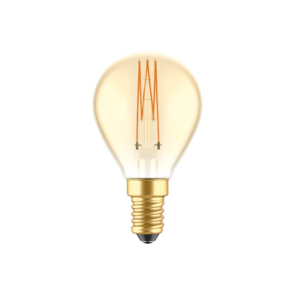 LED Bulb Golden Carbon Line Vertical Filament Mini Globe G45