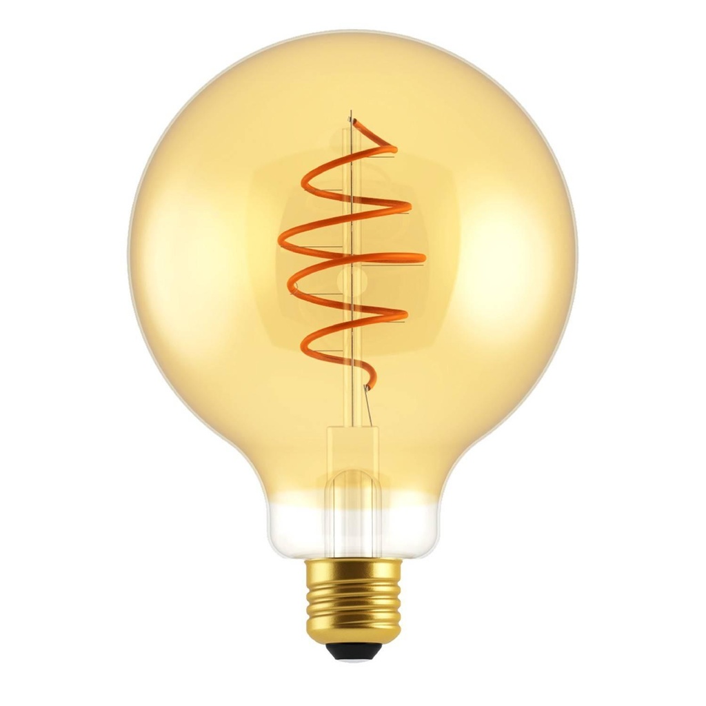 LED Golden Bulb Globo G125 Croissant Line with filament a