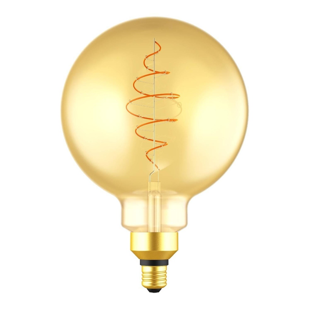 LED XXL Golden bulb Globo G200 Croissant Line with filament a