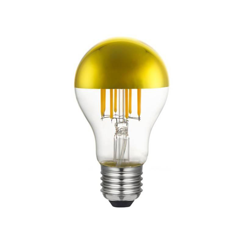LED Half Sphere Bulb Gold Drop A60 7W 660Lm E27 2700K