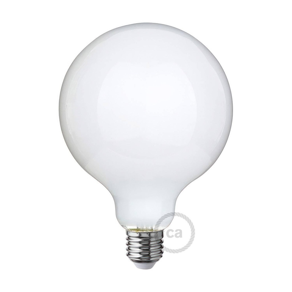 LED Milky Bulb Globe G125 7W 806Lm E27 2700K Dimmable