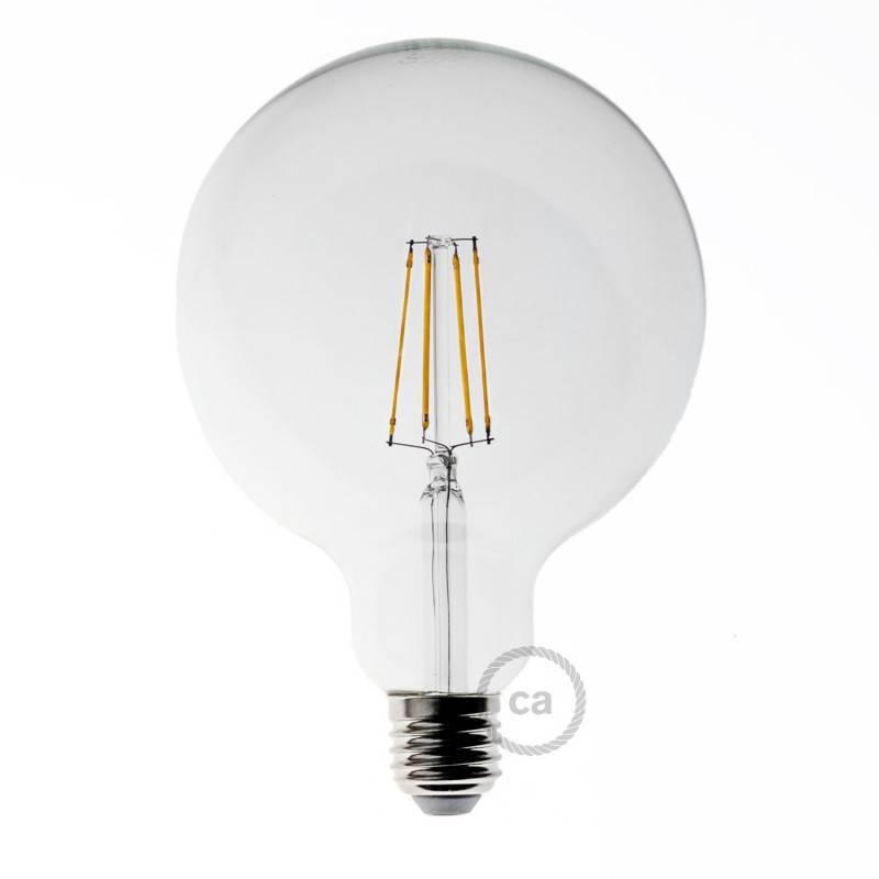 LED Bulb Transparent Globe 7W 806Lm E27 2700K