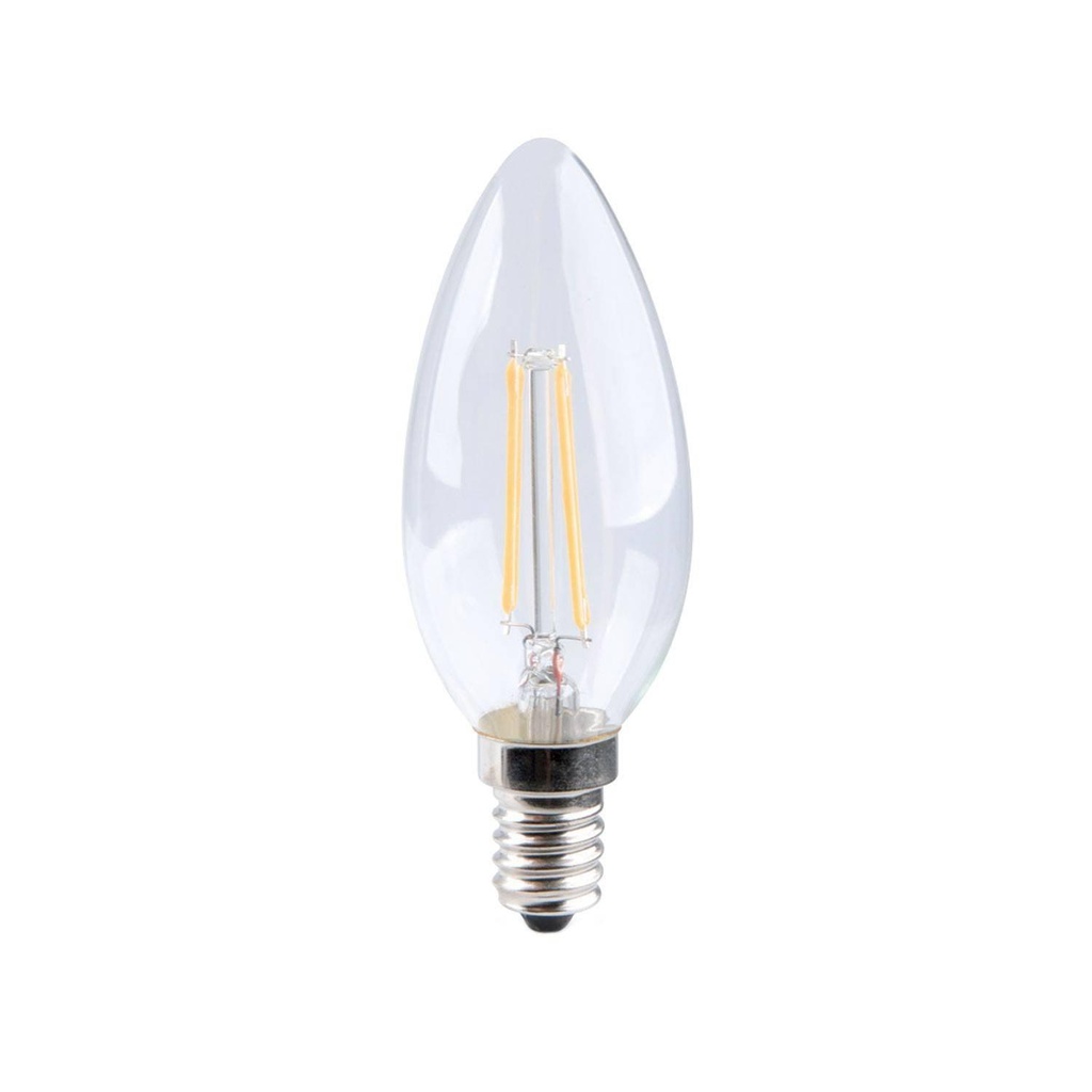 LED Bulb Transparent Olive 6W 806Lm E14 2700K