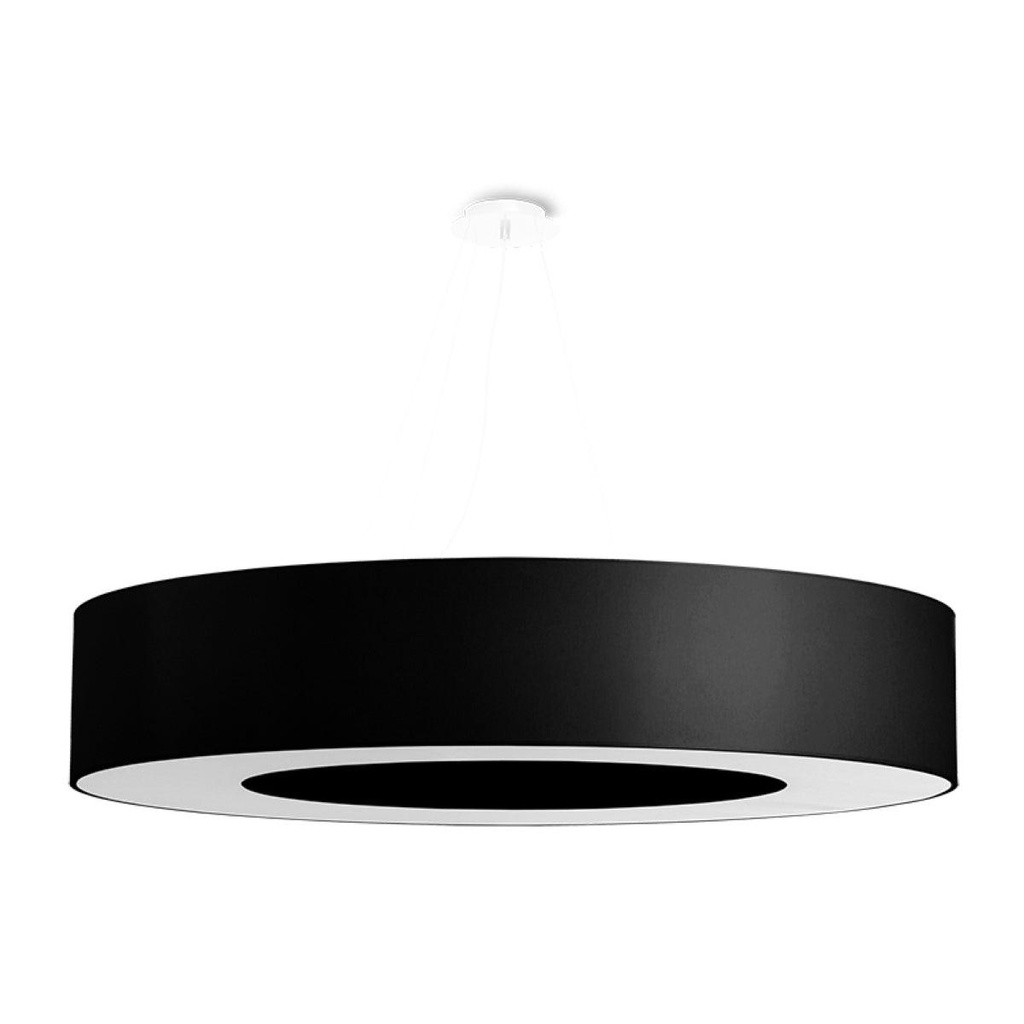 [SL.0796] SATURNO 90 schwarzer Kronleuchter