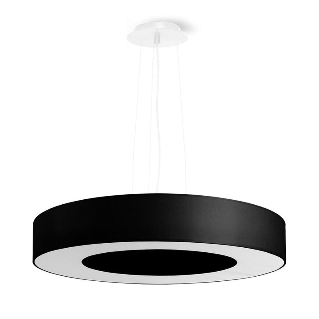 [SL.0750] SATURNO SLIM 50 schwarzer Kronleuchter