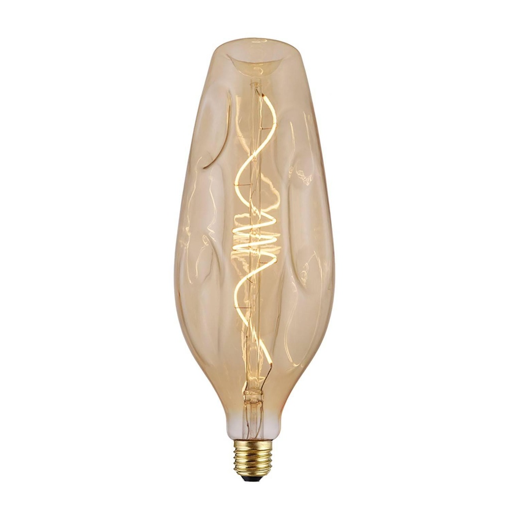 Golden LED Bumped Bottle Filament Spiral Bulb 5W 250Lm