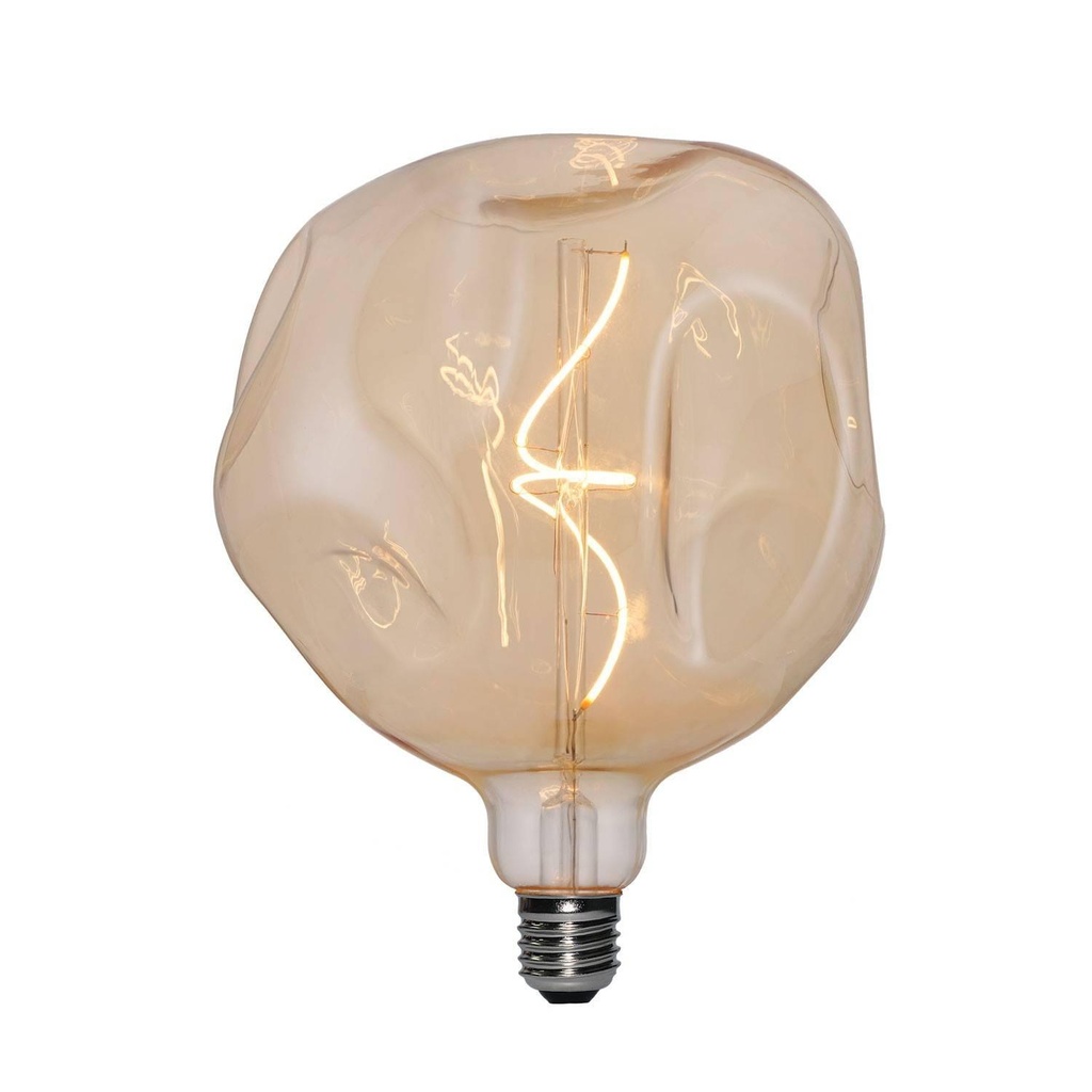 Golden LED Bumped Globe G180 filament spiral bulb 5W 250Lm