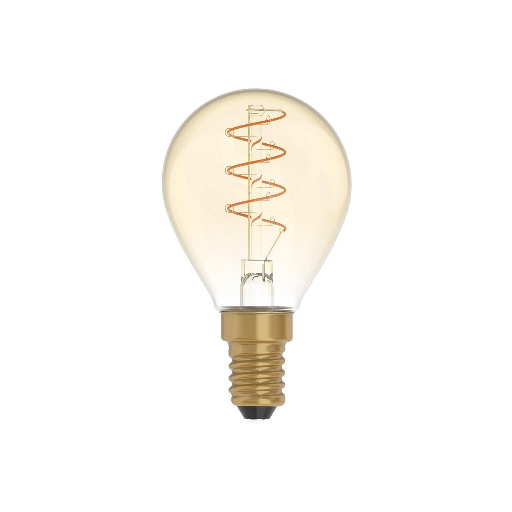 Golden LED bulb Carbon Line filament spiral Mini Globe G45