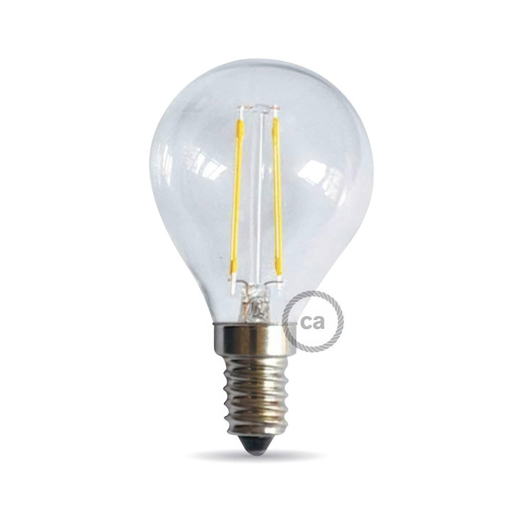 Ampoule LED transparente Globe 4,5 W 440 lm E14 2700 K