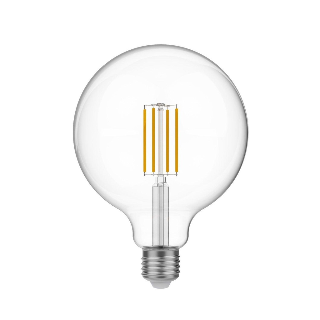 LED Bulb Transparent Globe G125 7W 806Lm E27 2700K Dimmable